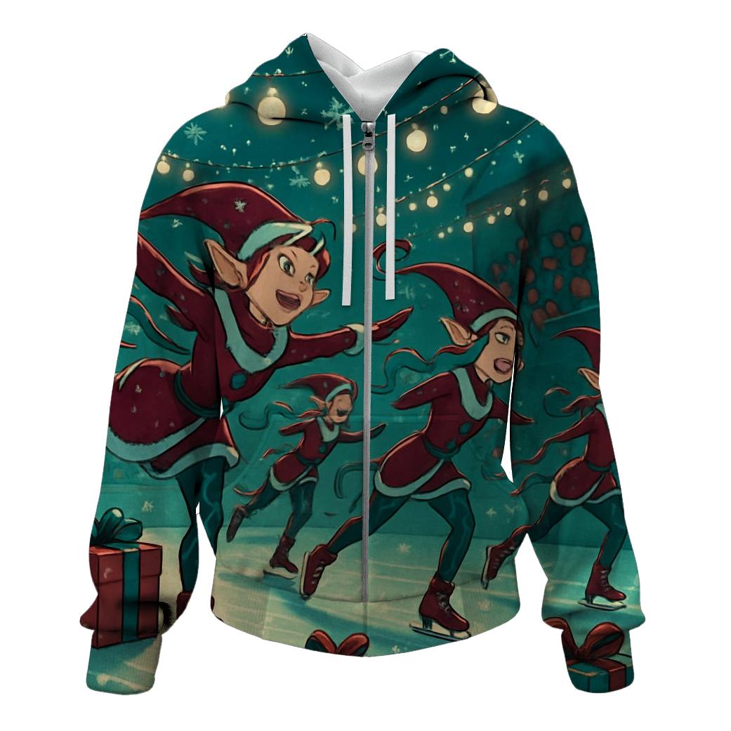 Elf Skate Parade custom hoodies
