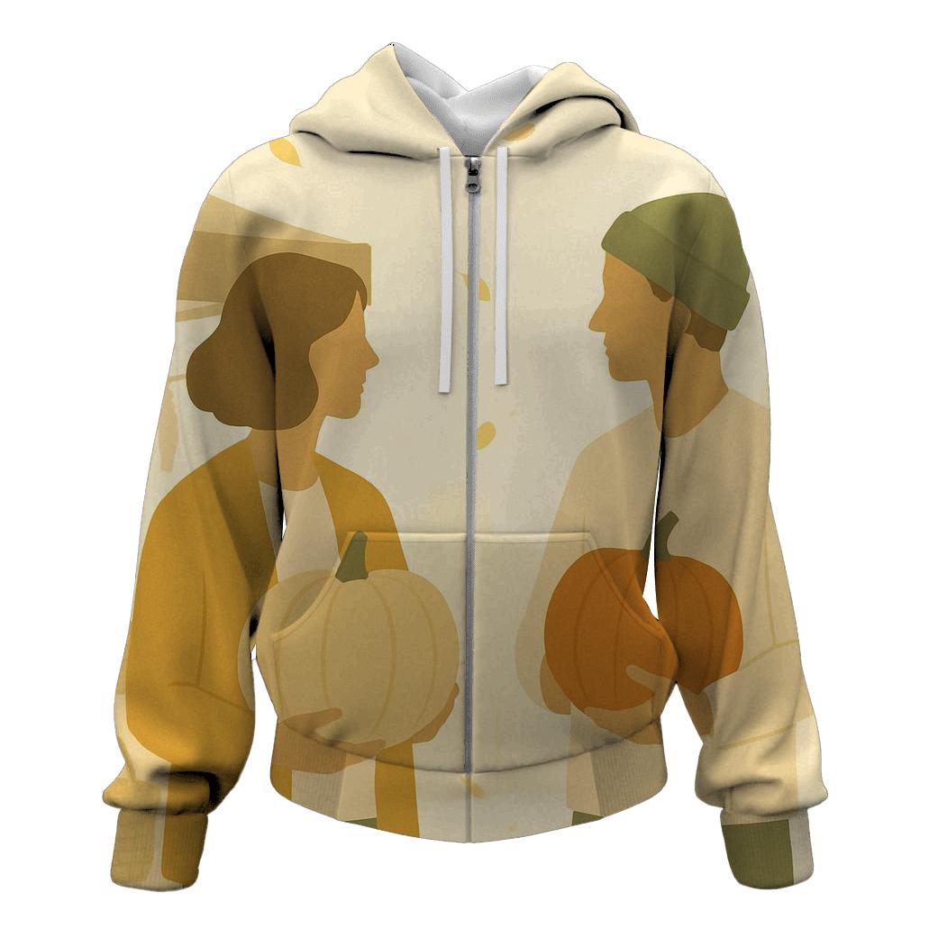 Pumpkin Market Stroll pullover hoodies