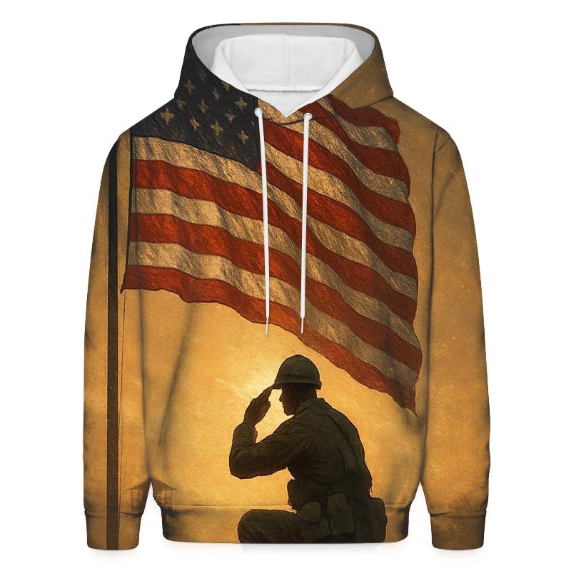 Dawn Sentinel Flag zip-up hoodies