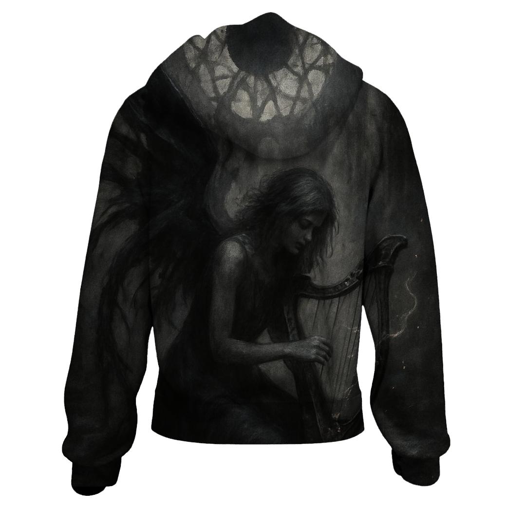 Fallen Angel Of The Forlorn Choir heavyweight hoodies