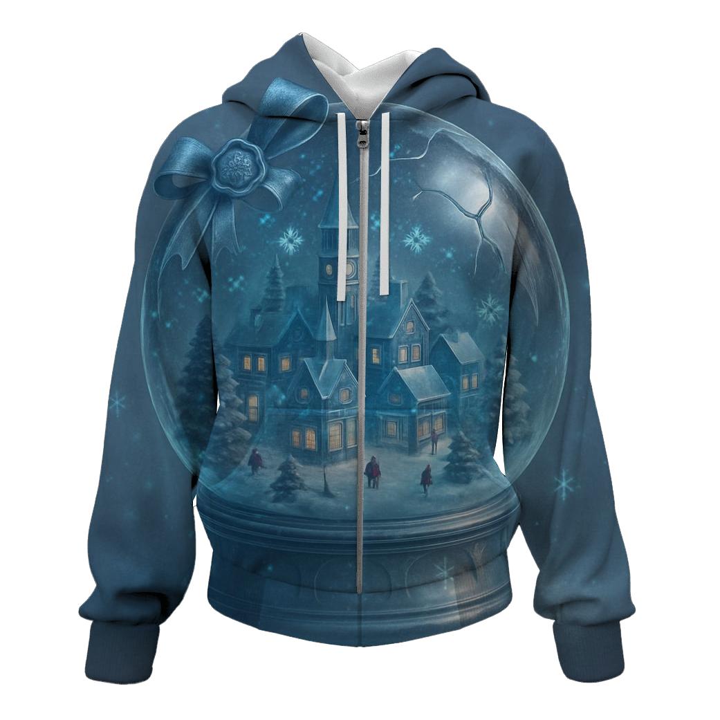 Snow Globe Cityscape graphic hoodies