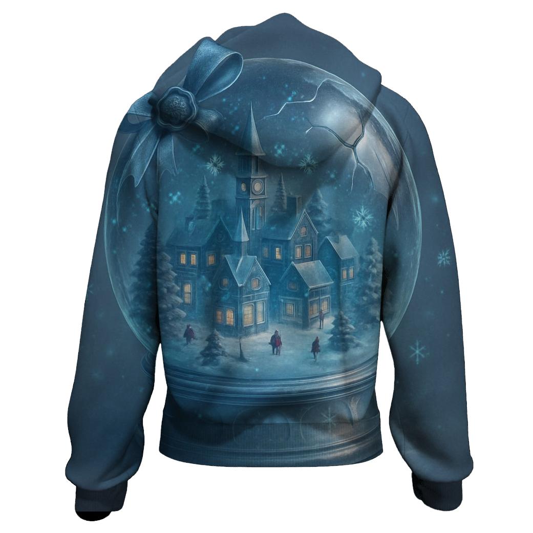 Snow Globe Cityscape graphic hoodies