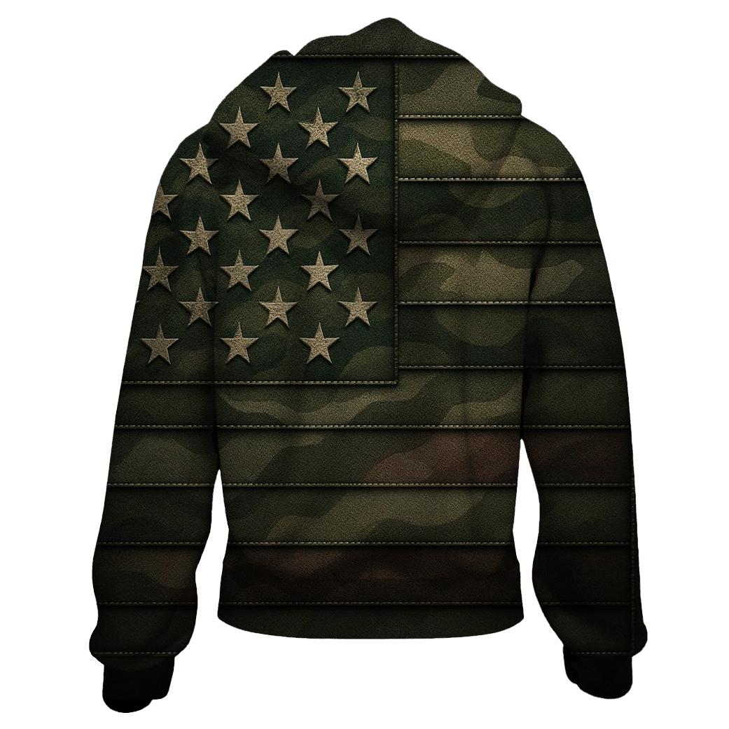 Camouflage Stars heavyweight hoodies