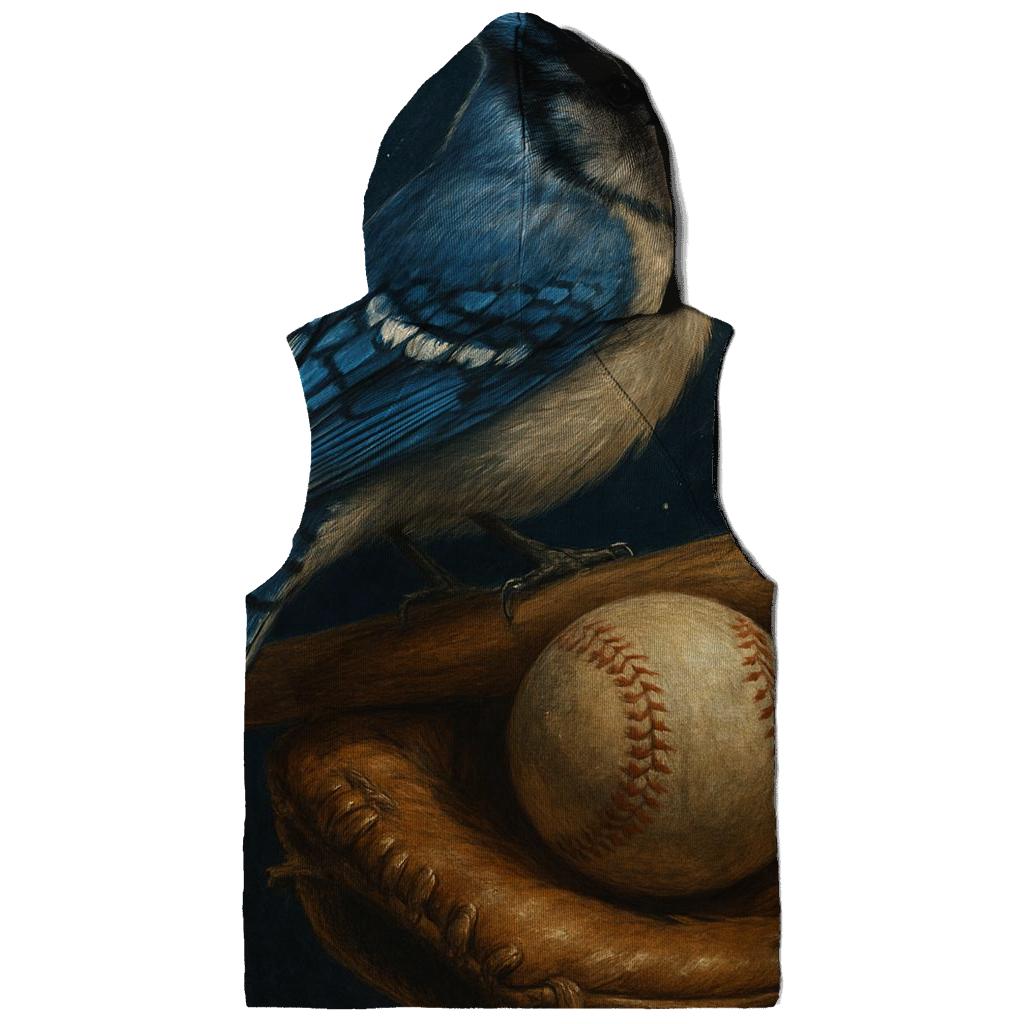 Blue Jays Feathered Glove Close Up zip-up hoodies