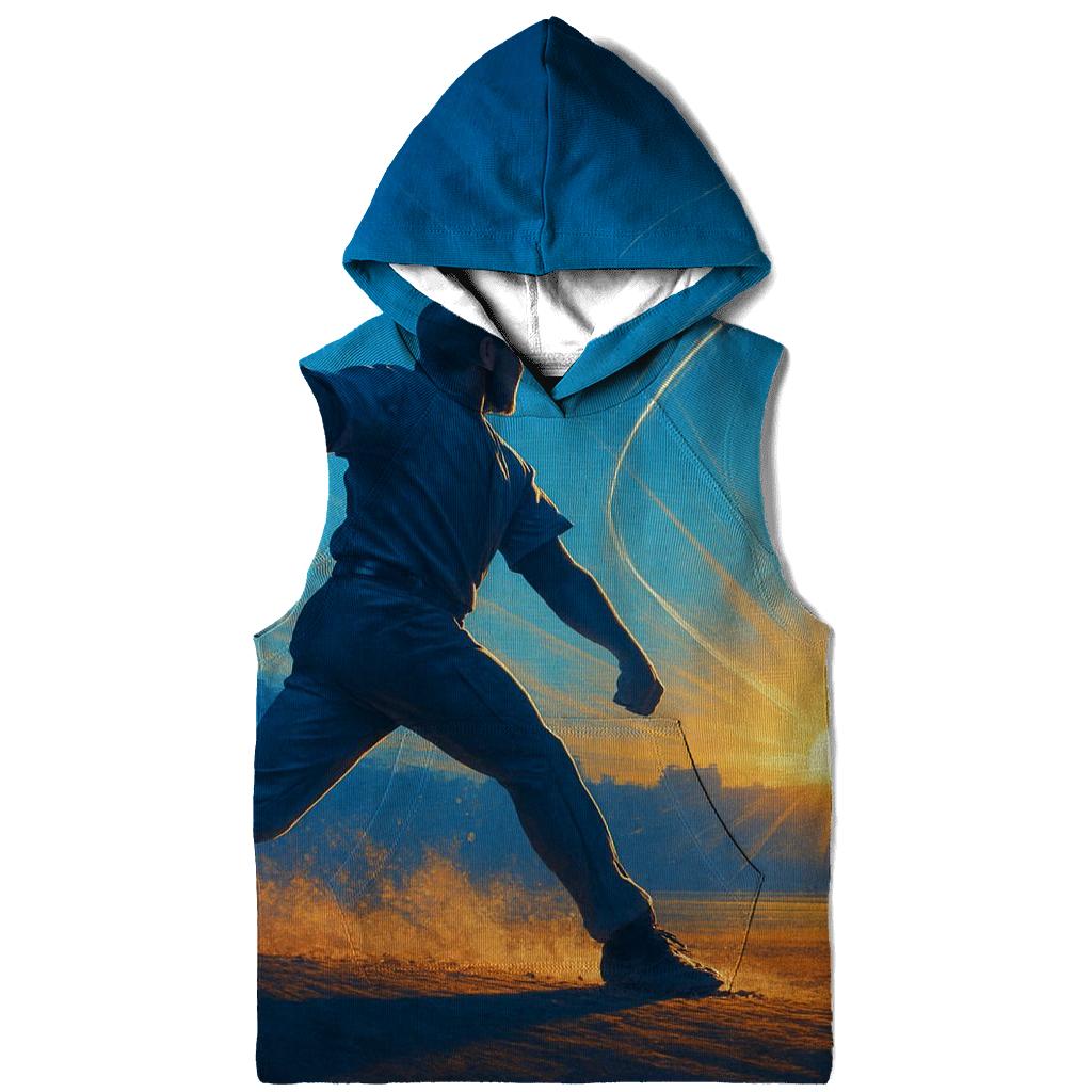 Golden Pitch Horizon zip-up hoodies