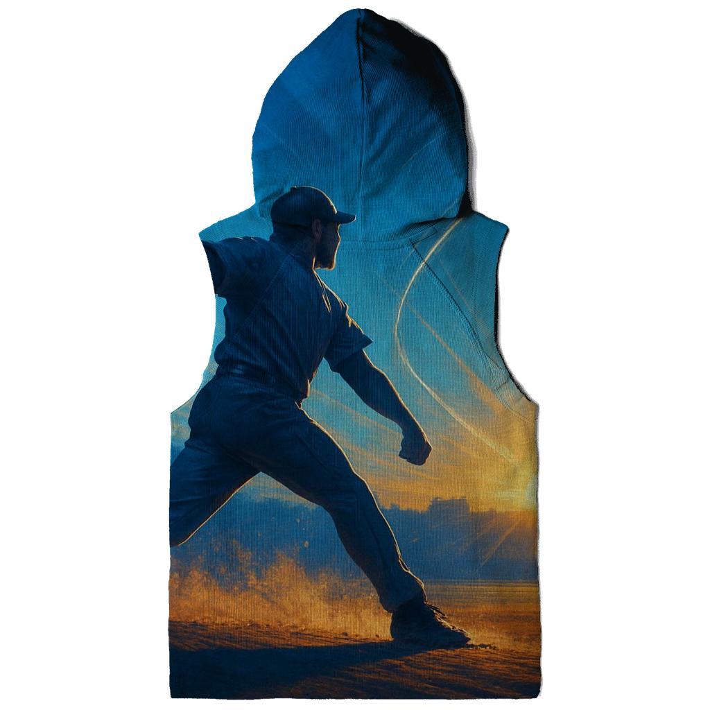 Golden Pitch Horizon zip-up hoodies