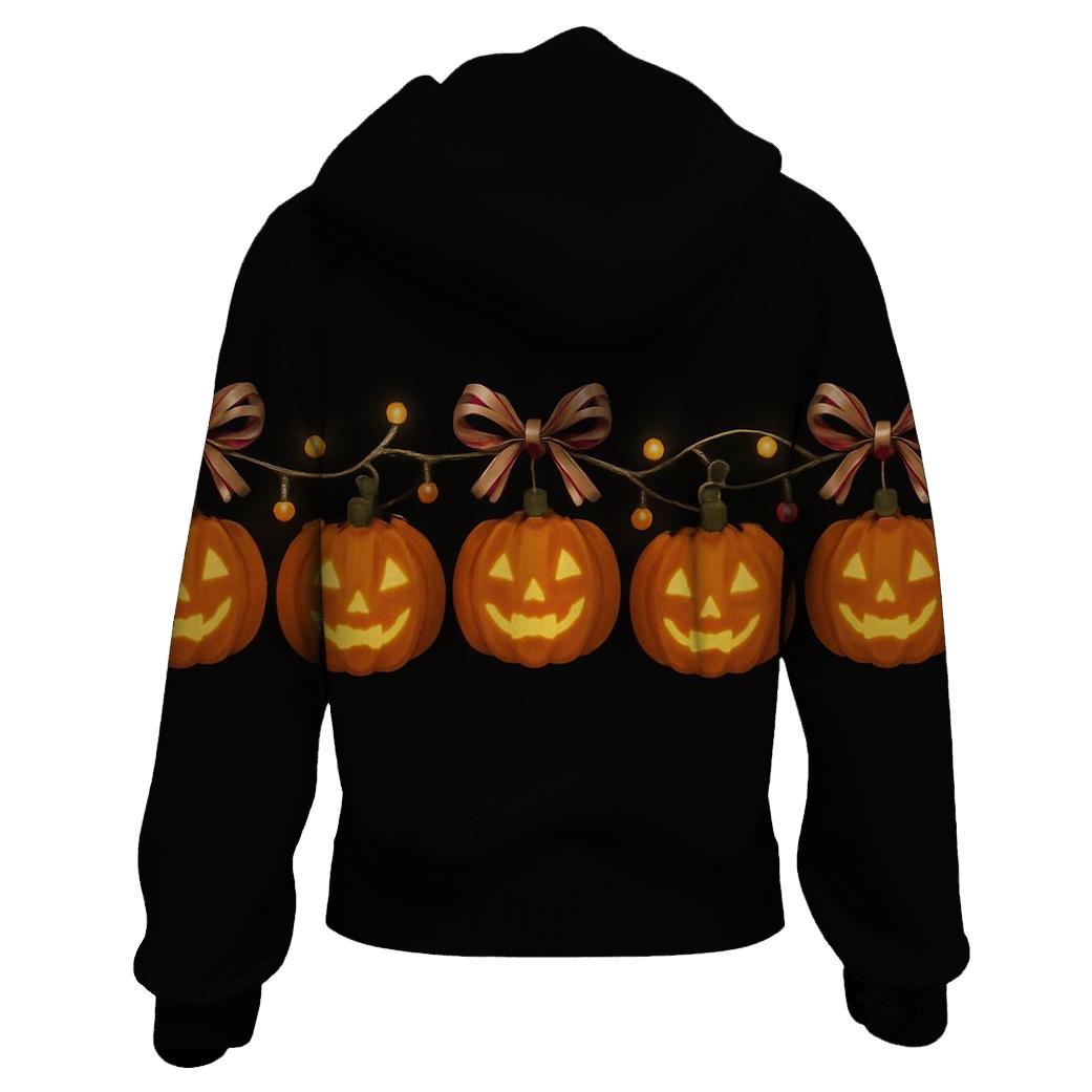 Garland Pumpkin Border Repeat custom hoodies