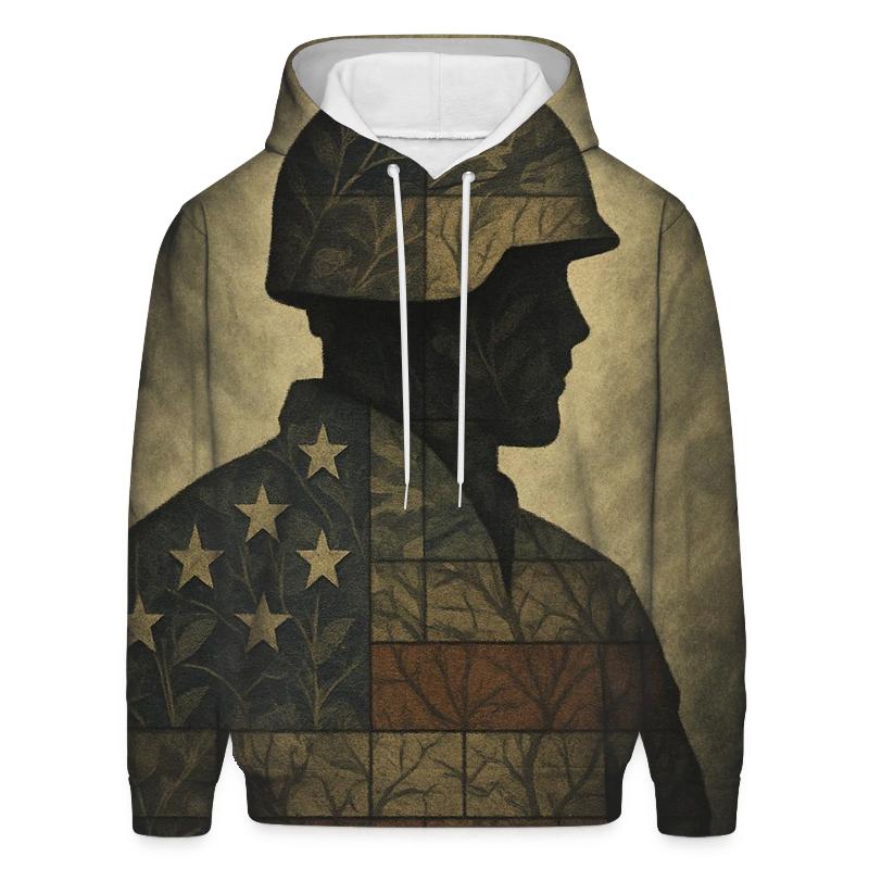 Camouflage Flag Fusion custom hoodies