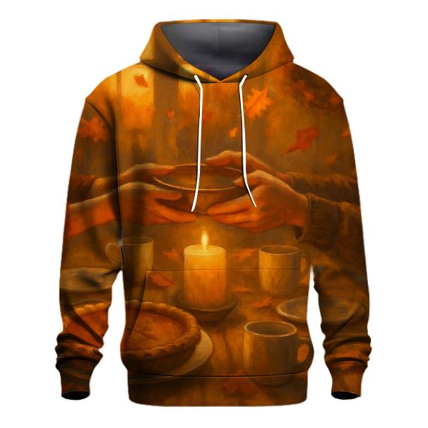 Harvest Candle Table printed hoodies