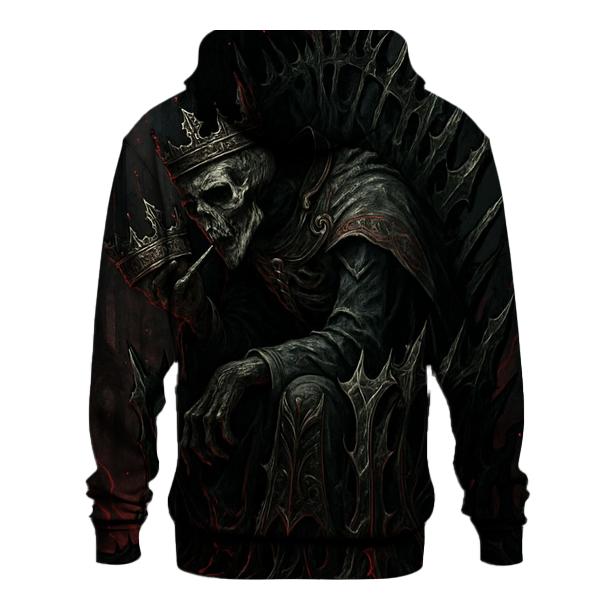 Ashen Throne Of Bones premium hoodies