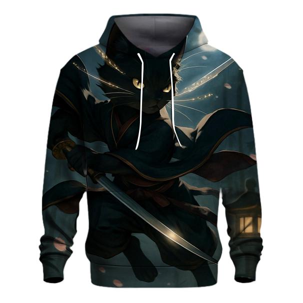Samurai Night Sentinel designer hoodies