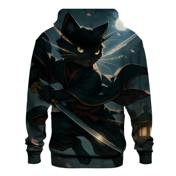 Samurai Night Sentinel designer hoodies