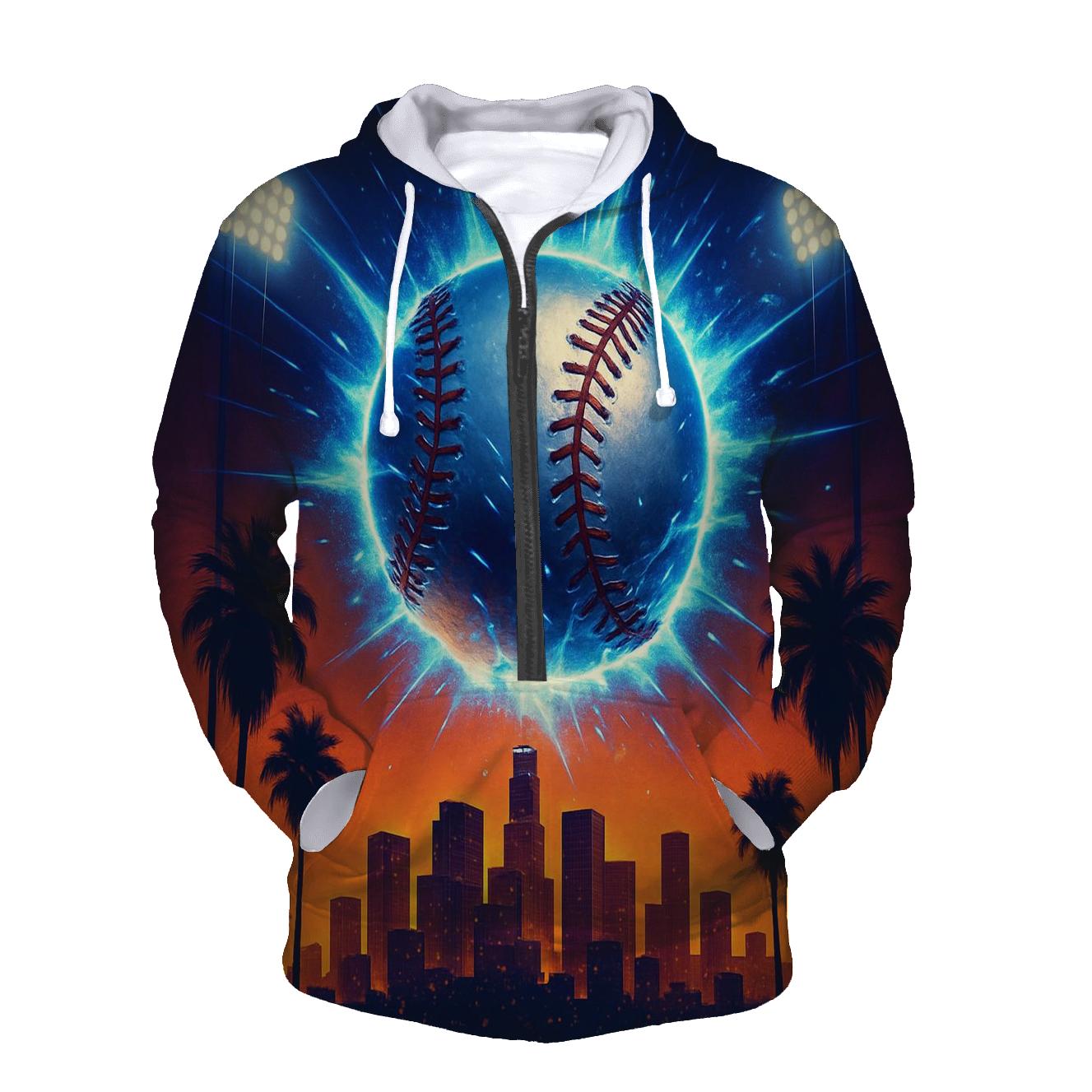Dodger Skyline Smash pullover hoodies