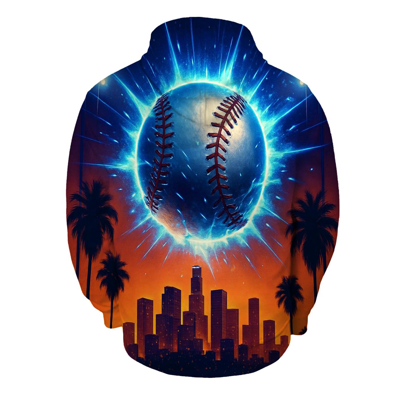 Dodger Skyline Smash pullover hoodies