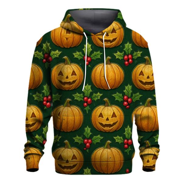 Holly Pumpkin Chevron Band hoodies fashion