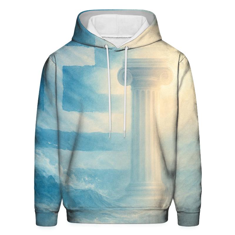 Greece graphic hoodies