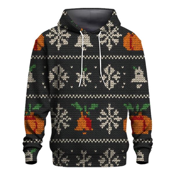 Nordic Pumpkin Fair Isle Row premium hoodies