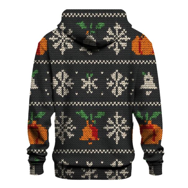 Nordic Pumpkin Fair Isle Row premium hoodies