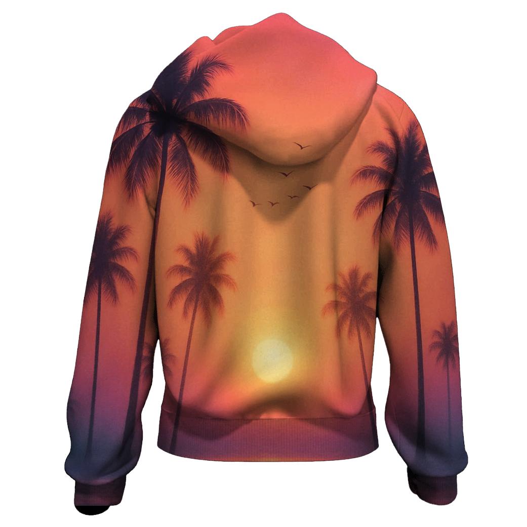 Palm Dusk Chorus graphic hoodies