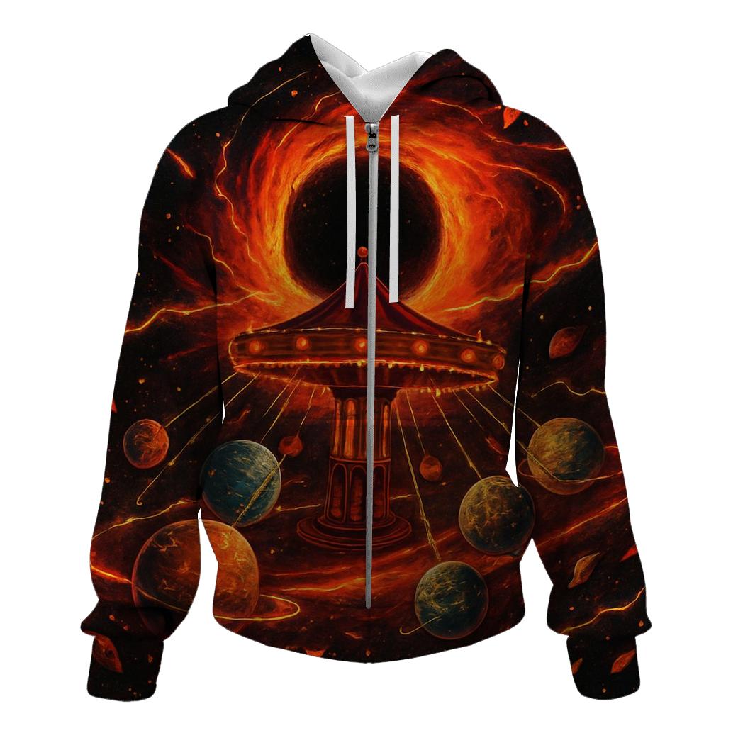 Black Hole Carousel custom hoodies
