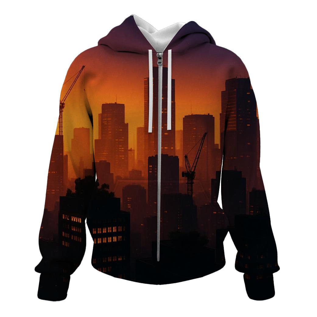 City Gold Hour printed hoodies