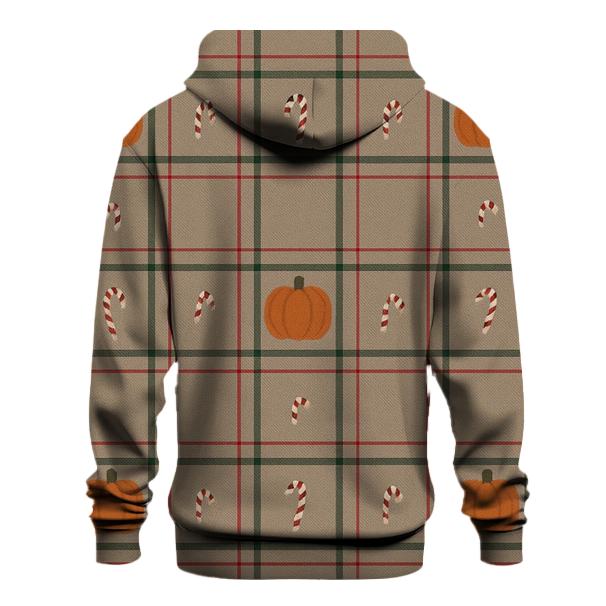 Gingham Pumpkin Plaid premium hoodies