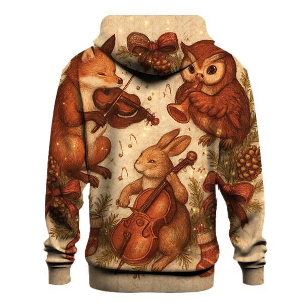 Wreath Of Woodland Choir graphic hoodies