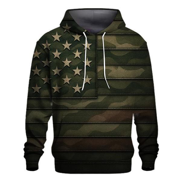 Camouflage Stars zip-up hoodies