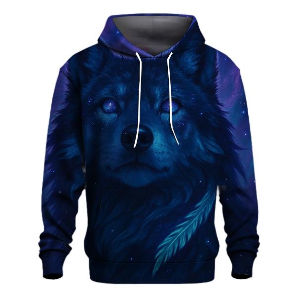 Nebula Sentinel Wolf lightweight hoodies