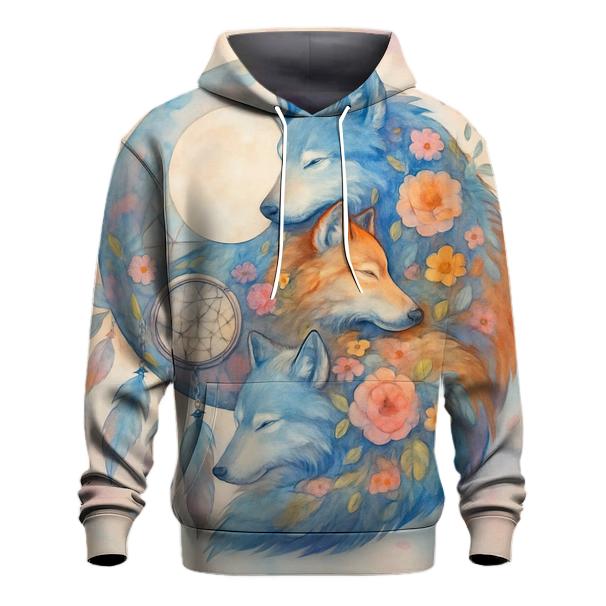 Lunar Dreamcatcher Wolf hoodie trends