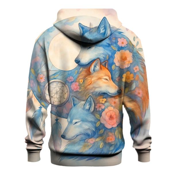 Lunar Dreamcatcher Wolf hoodie trends