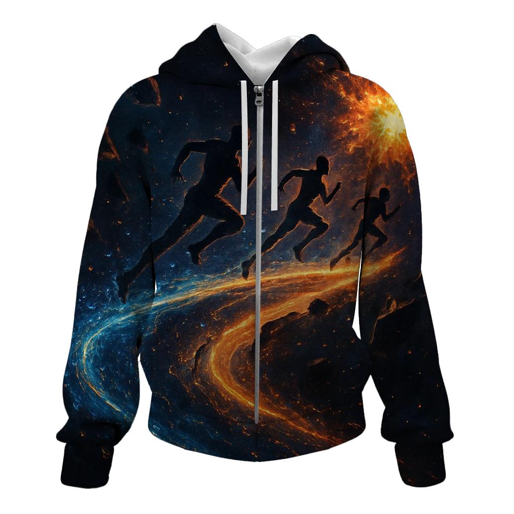 Comet Tail Runners premium hoodies