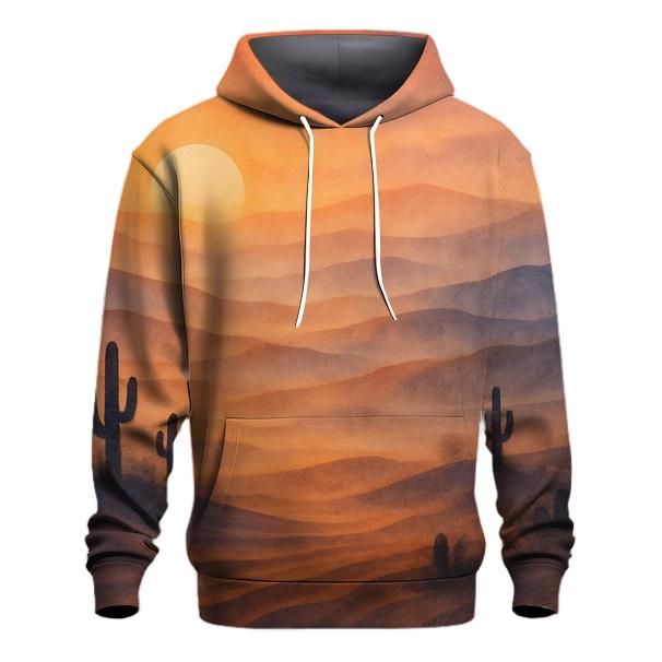 Desert Long Shadows graphic hoodies