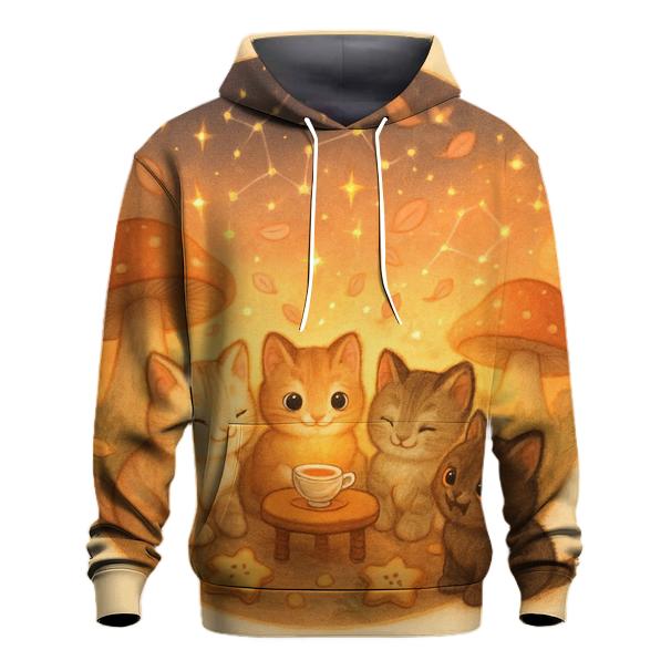 Constellation Tea Party lightweight hoodies