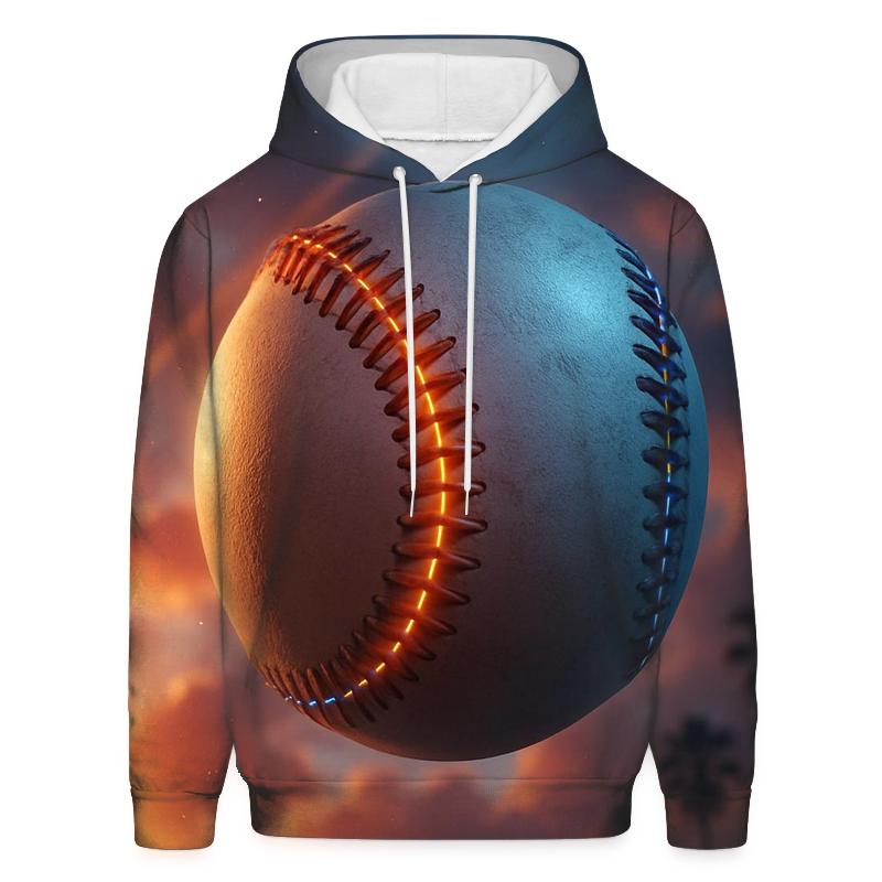 Sunset Seam Burst designer hoodies