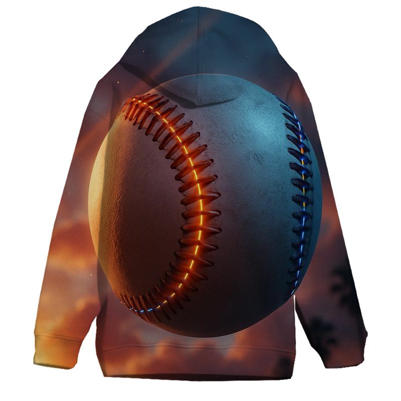 Sunset Seam Burst designer hoodies