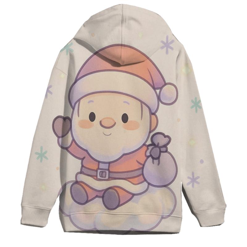 Chibi Candy Cloud Santa premium hoodies
