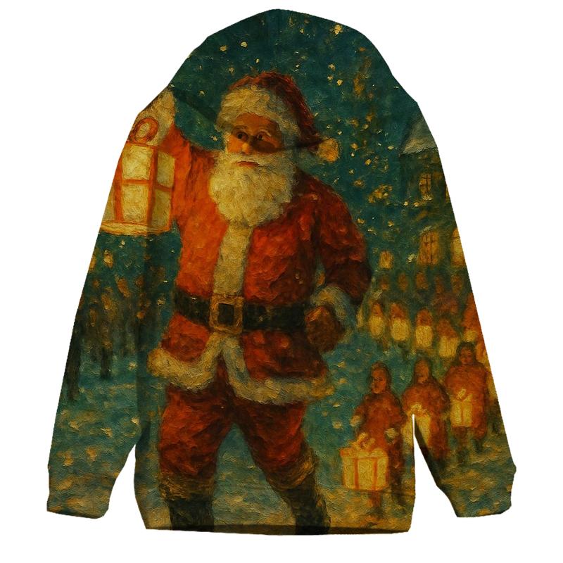 Festival Lantern Santa hoodie trends