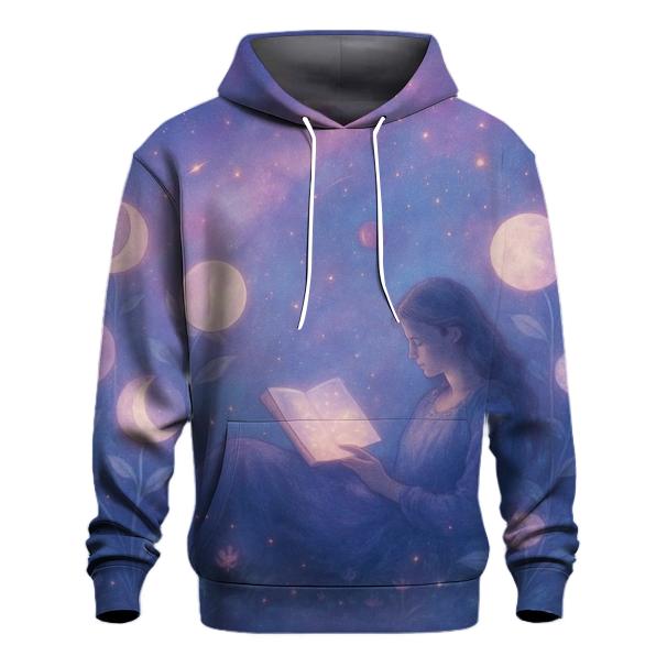 Quiet Moon Garden printed hoodies
