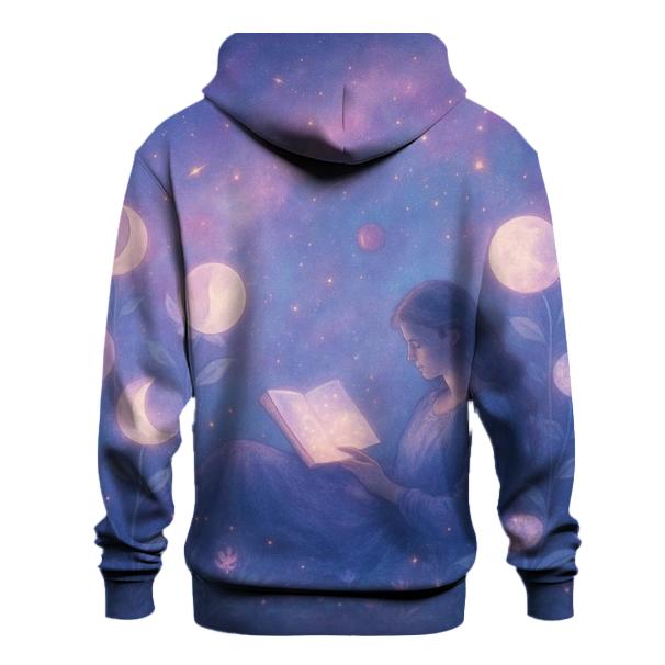 Quiet Moon Garden printed hoodies