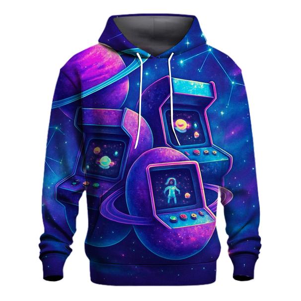 Retro Planet Arcade graphic hoodies