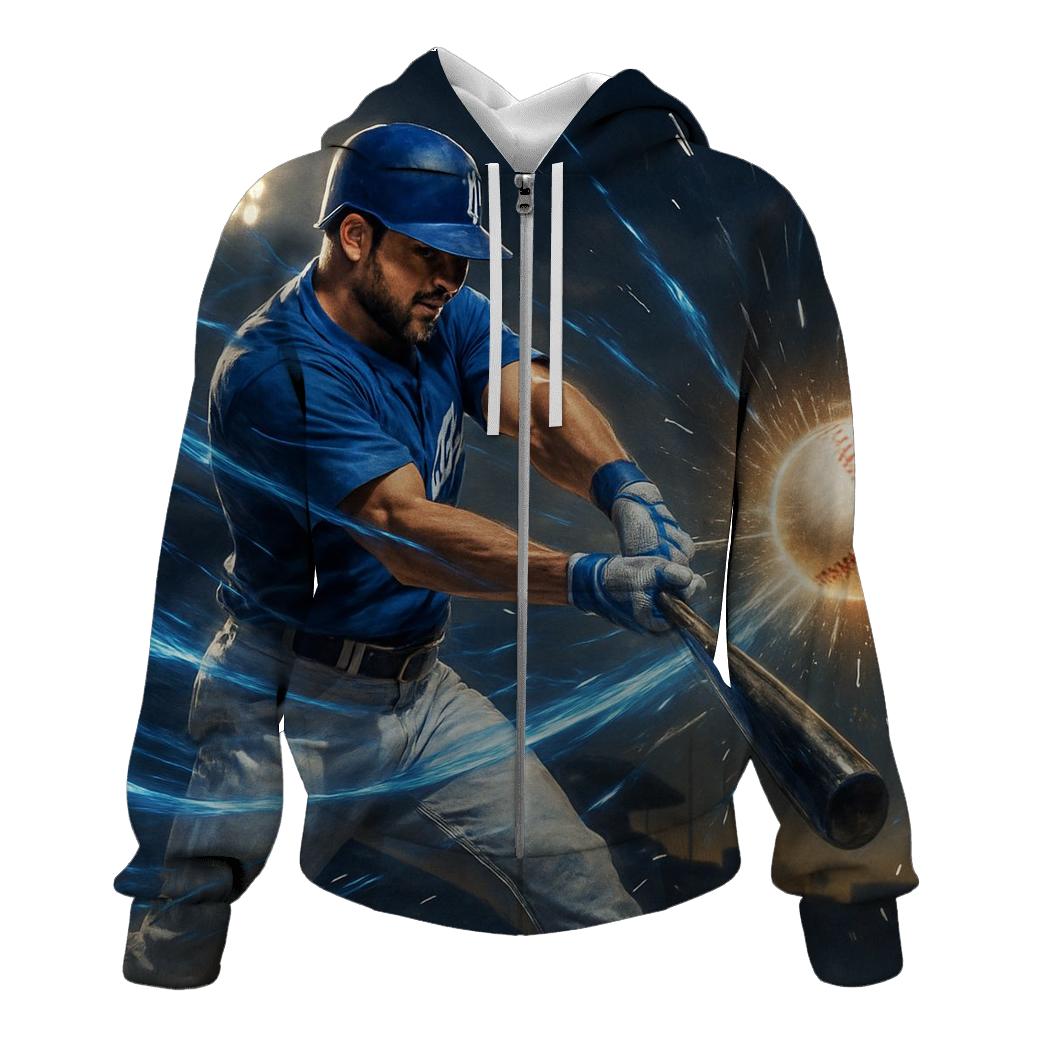Blue Energy Swing premium hoodies