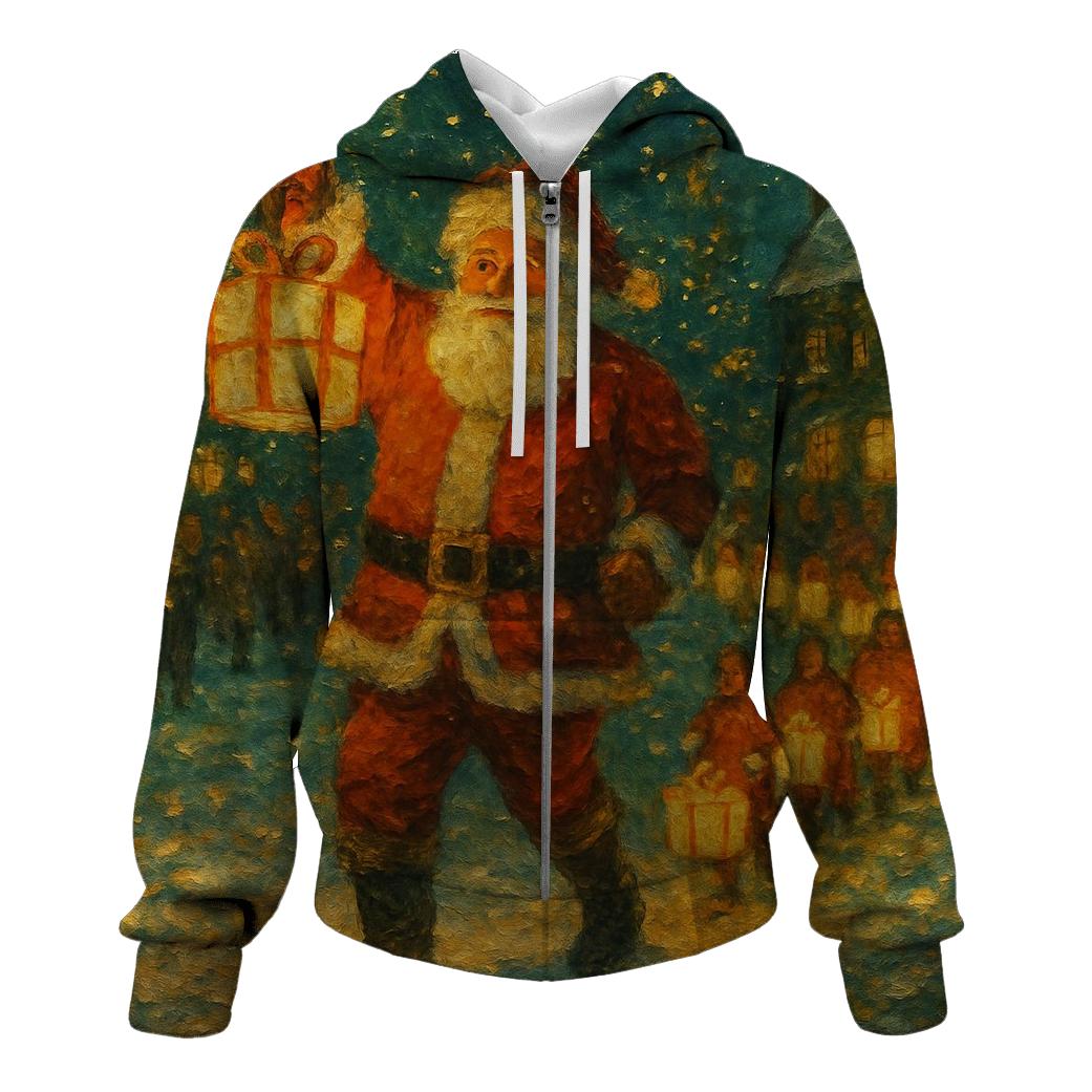 Festival Lantern Santa hoodie designs