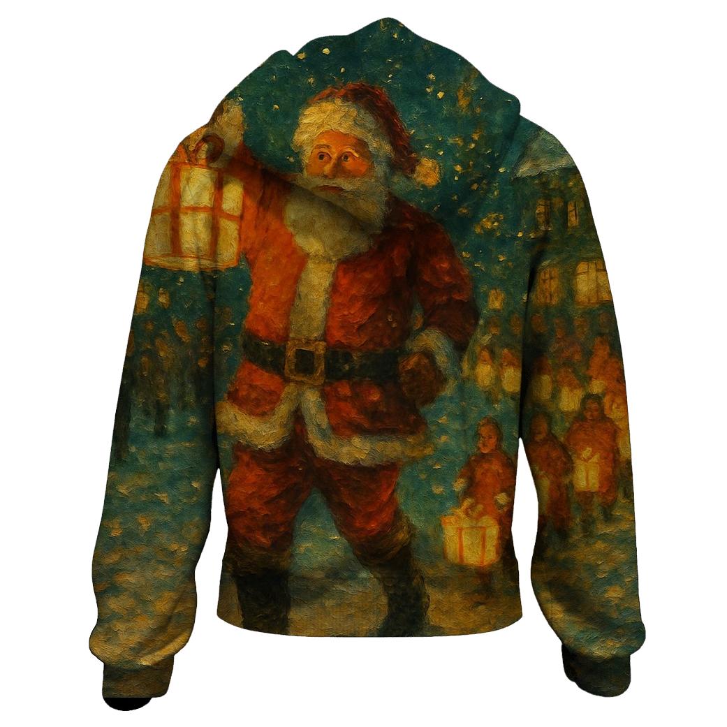 Festival Lantern Santa hoodie designs