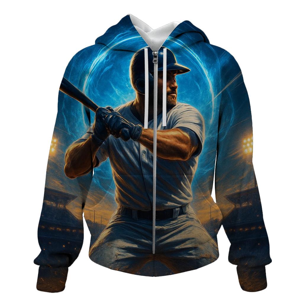 Heroic Batter Silhouette designer hoodies