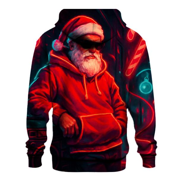 Neon Streetwear Santa hoodie trends