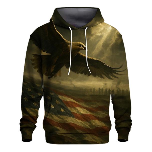 Eagle Over Valor Field designer hoodies