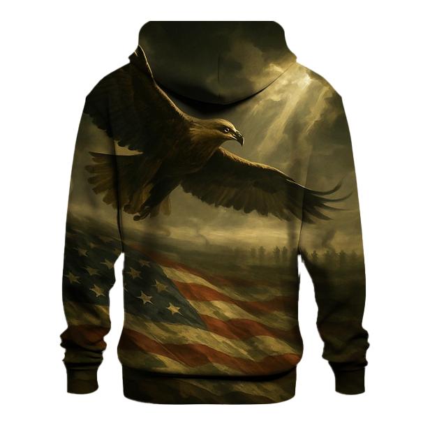Eagle Over Valor Field designer hoodies