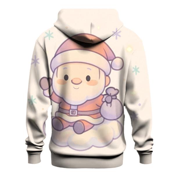 Chibi Candy Cloud Santa heavyweight hoodies