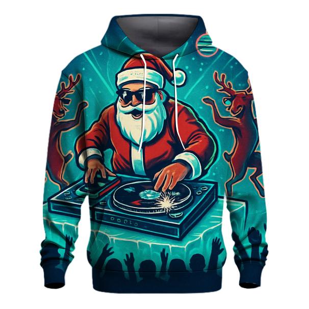 DJ Claus Winter Club zip-up hoodies